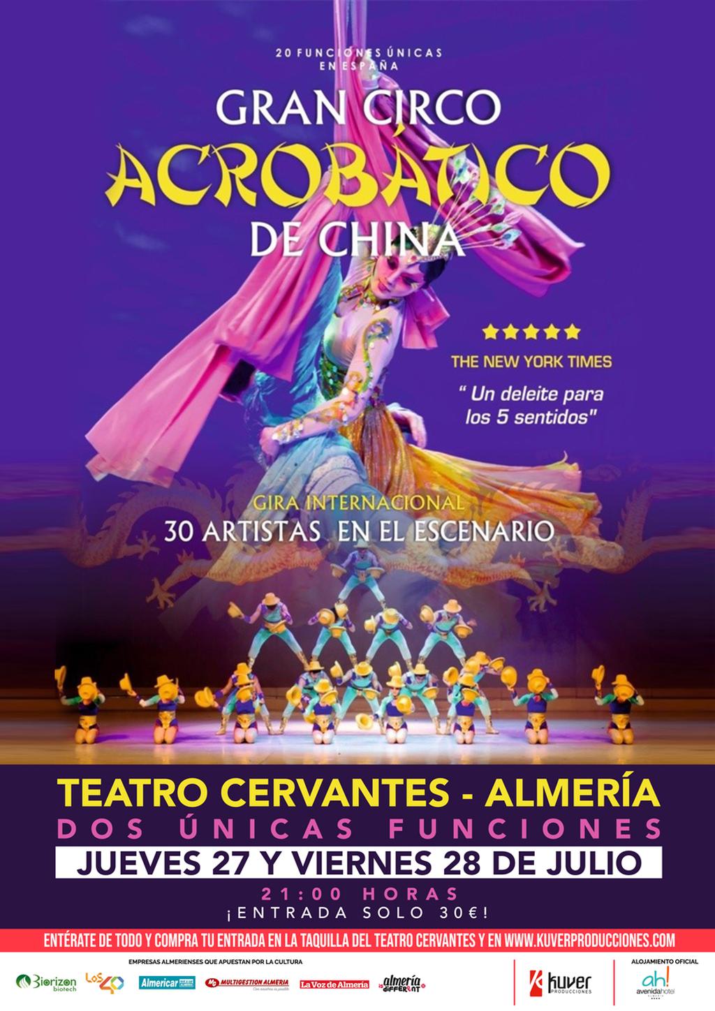 Gran Circo Acrobático de China en Almería - Teatro Cervantes
