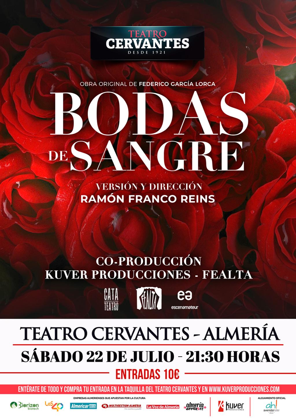 Bodas de Sangre - Obra de teatro de Lorca en Almería